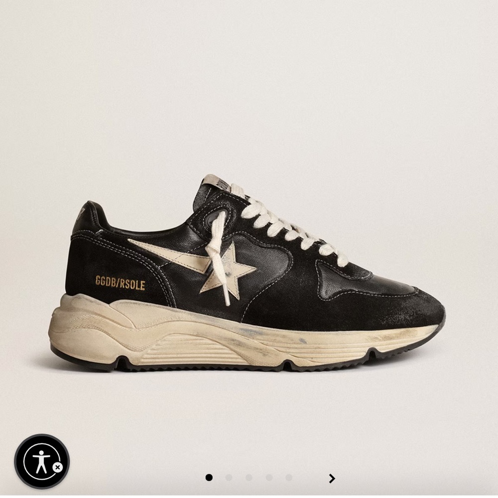 Golden goose black Napa and suede